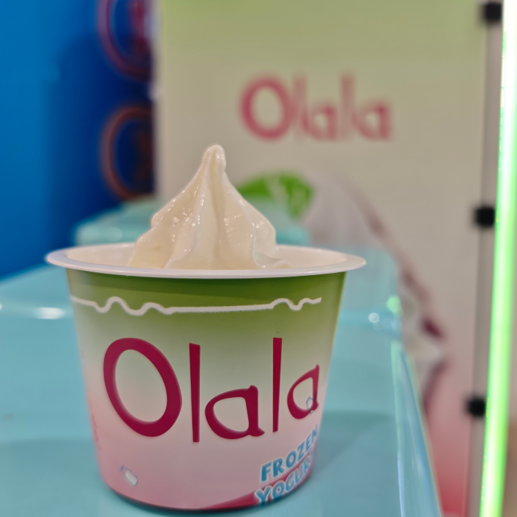 24 Horas de Ingresos Dispositivo de generación de helados máquina expendedora Aprovechar la nueva tendencia de la economía de postres!