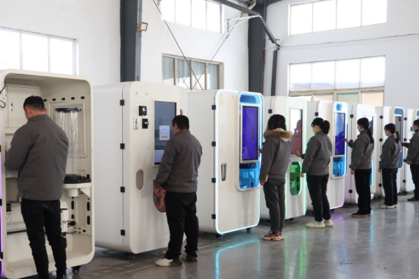 Máquina expendedora de helados Huaxin con desarrollo estable crea una experiencia deliciosa