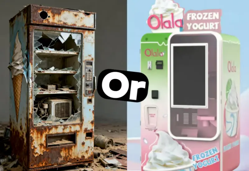 ¿Cuánto tiempo dura una máquina expendedora de helados?