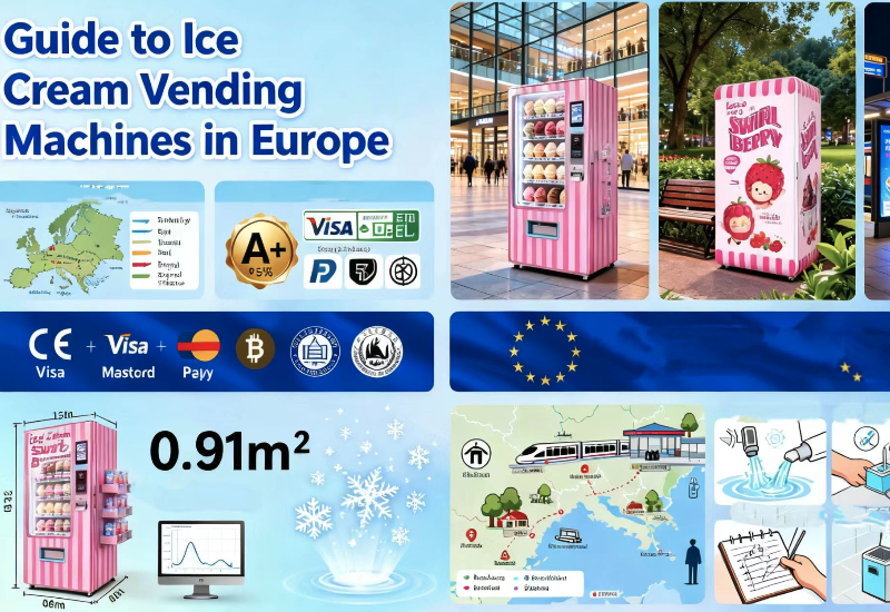 Guía de máquinas expendedoras de helados en Europa