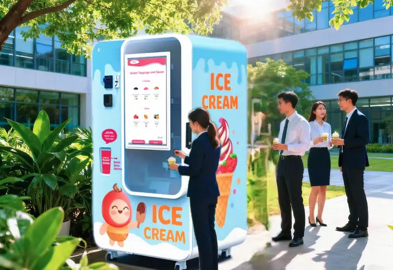 Cómo las máquinas expendedoras de helados ganan dinero a través de la tecnología, la ubicación y la selección de productos