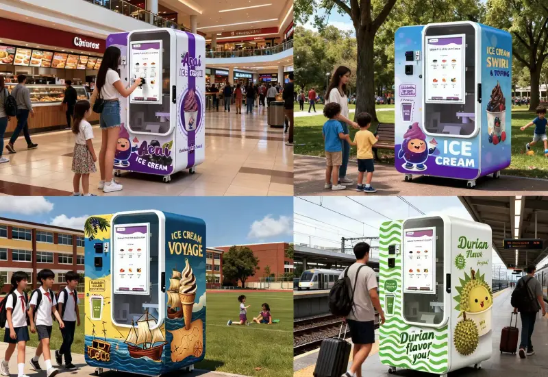 Cómo pueden los empresarios maximizar sus beneficios con Huaxin' Máquinas de helado?
