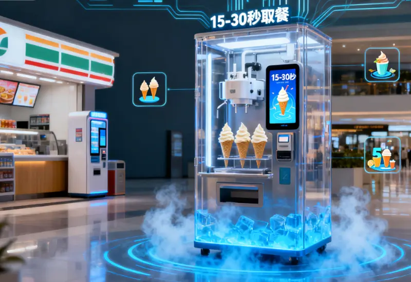Las máquinas expendedoras de helados: más que vender helados, una solución de nueva generación para el consumidor