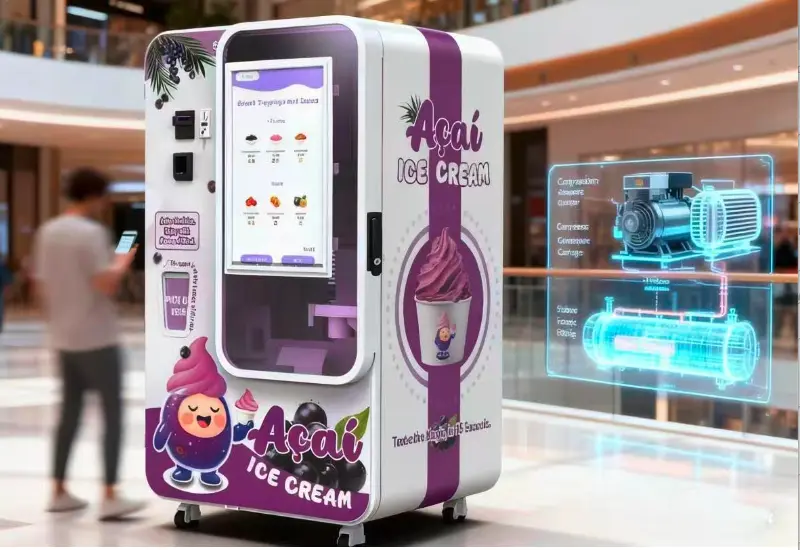 Análisis en profundidad de las tecnologías básicas para máquinas expendedoras de helados
