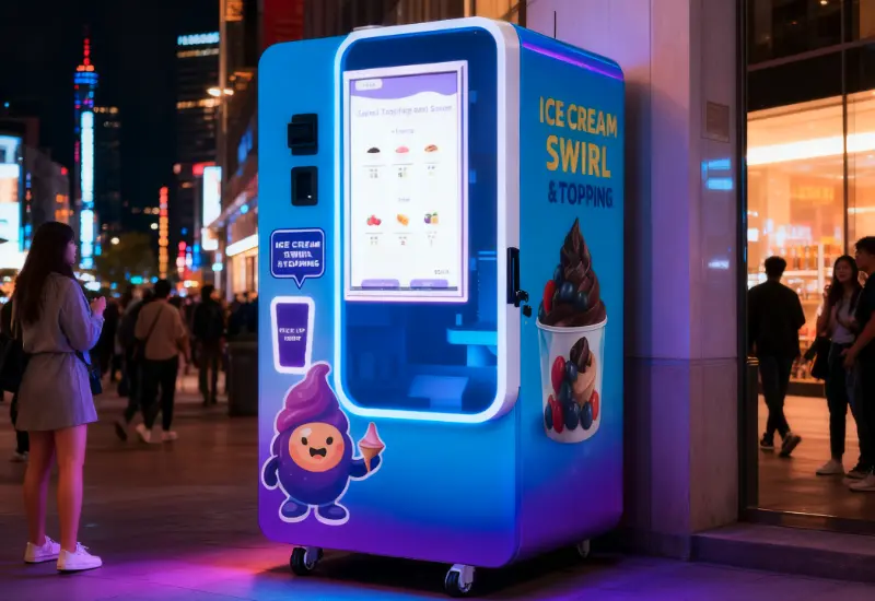 Cómo las máquinas expendedoras automáticas de helados ayudan a las pymes a entrar en el mercado de helados con bajo riesgo