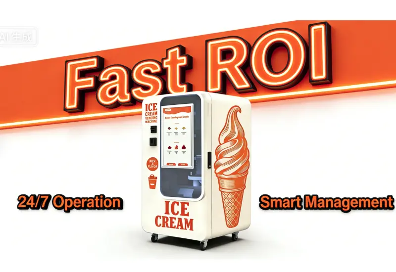 Máquinas expendedoras de helados China: por qué los compradores globales abastecen máquinas automatizadas de helados de China