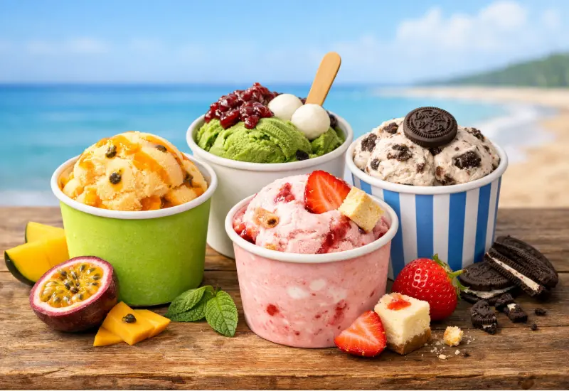 10 Ingredientes de helados creativos perfectos para su máquina expendedora de helados Huaxin Don' ¡Perdida de T!