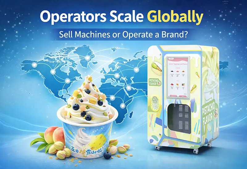 De una máquina a una marca: cómo los operadores de venta de helados se extienden a nivel mundial
