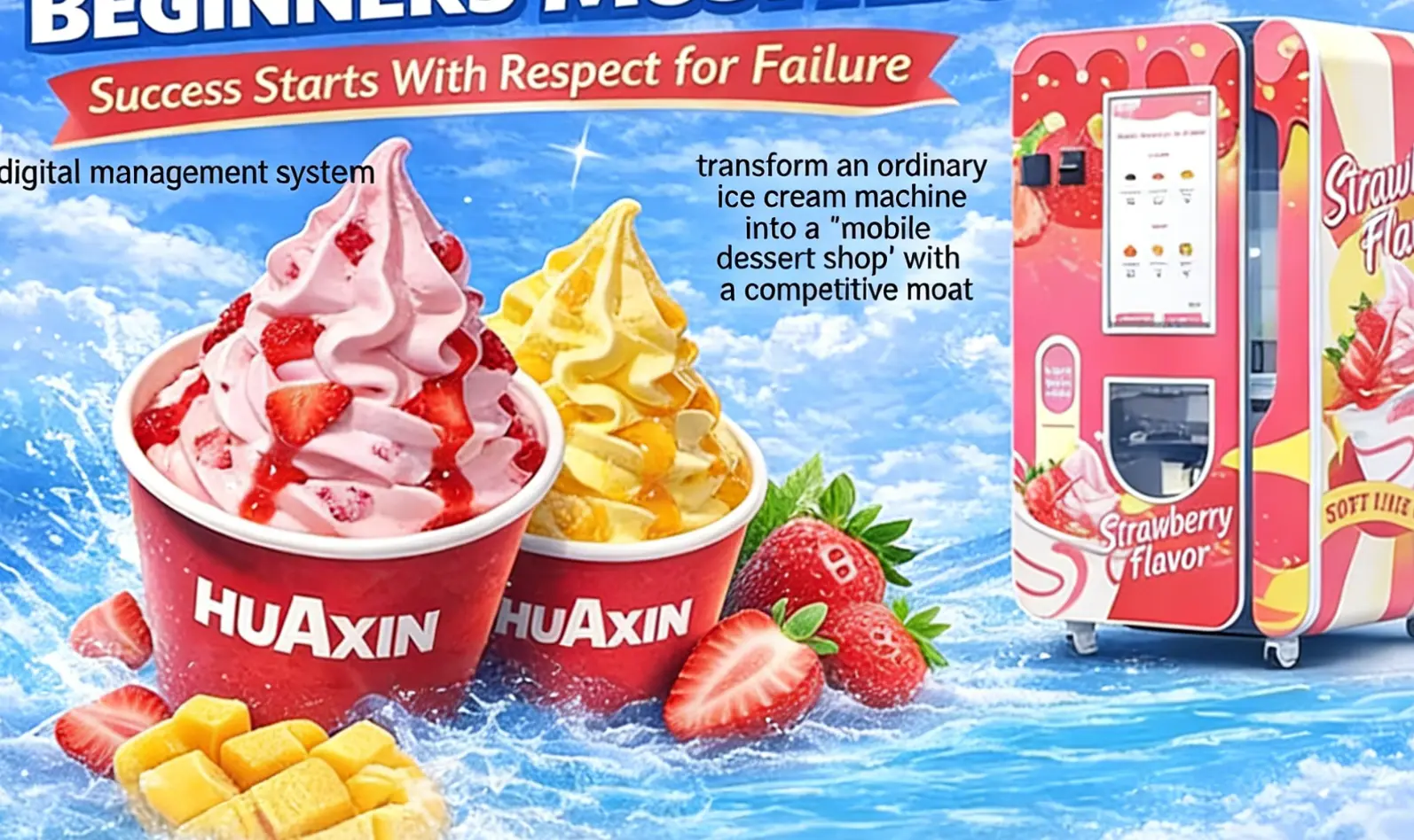 Del beneficio de una sola máquina a la marca global: la guía sistemática para los operadores de venta de helados