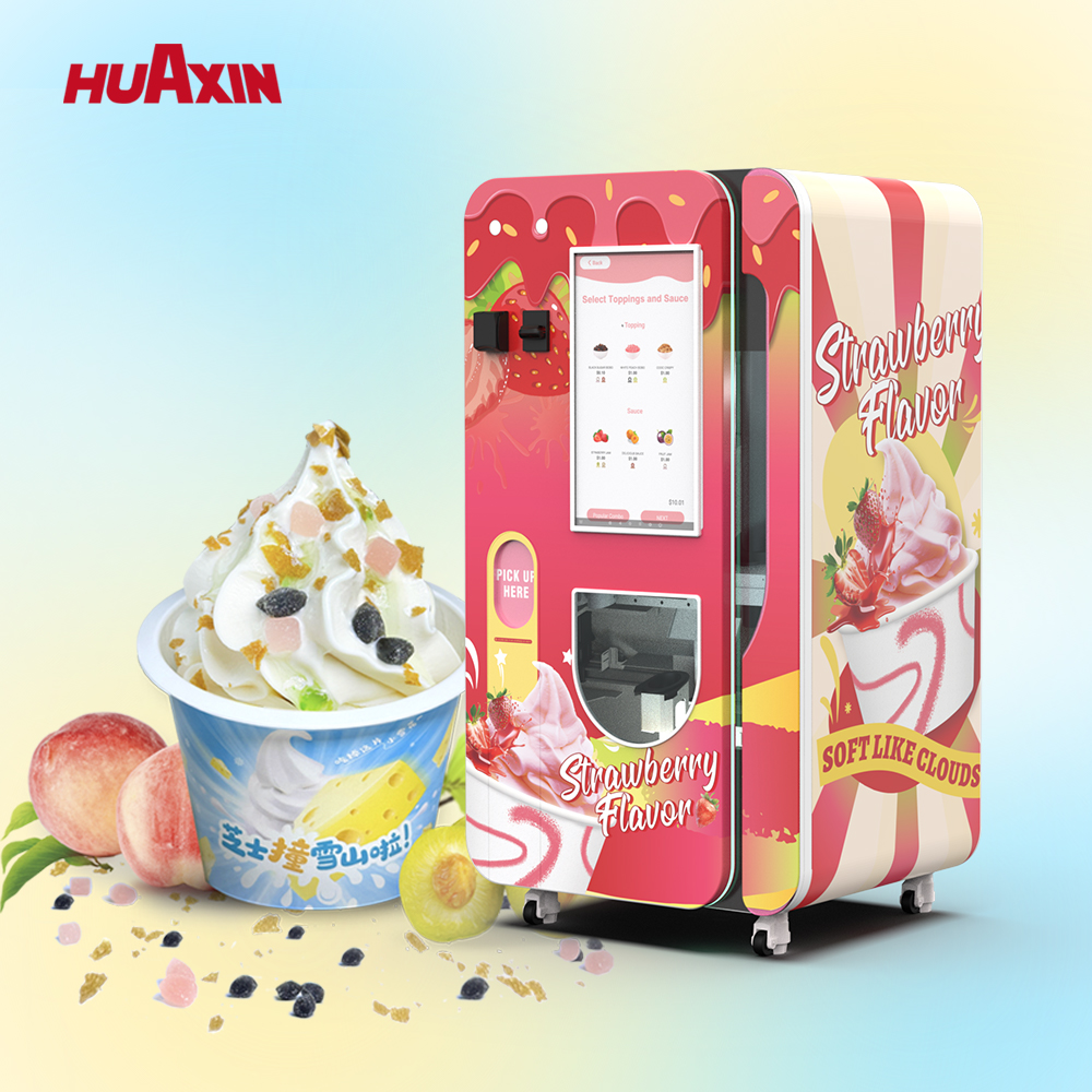Máquina expendedora de helados totalmente automática con monitoreo remoto