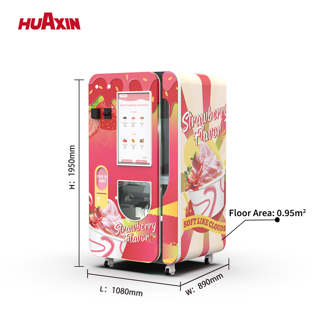 Esta máquina expendedora de helados de alto rendimiento ofrece una solución de servicio suave llave en mano y desatendida para sitios comerciales premium. Diseñado para la velocidad y la fiabilidad, produce una porción en tan rápido como 15 segundos y soporta hasta 160 - 180 tazas por recarga dependiendo del modelo. La esterilización UV incorporada, la limpieza automática con un clic y los canales de ingredientes de grado alimenticio garantizan la higiene y el cumplimiento. Los operadores obtienen análisis en tiempo real, precios remotos y alertas de inventario a través de la aplicación móvil, lo que permite una optimización de ubicación basada en datos y un ROI rápido. La compacta huella de 0,91 m2 y el soporte multi-pago (monedas, billetes, tarjetas, QR) lo hacen ideal para centros comerciales, aeropuertos, campus y centros turísticos. Con certificaciones CE / ETL / CB y componentes comprobados de la cadena de suministro, esta máquina equilibra los bajos costos operativos con altos ingresos por ventas de margen.