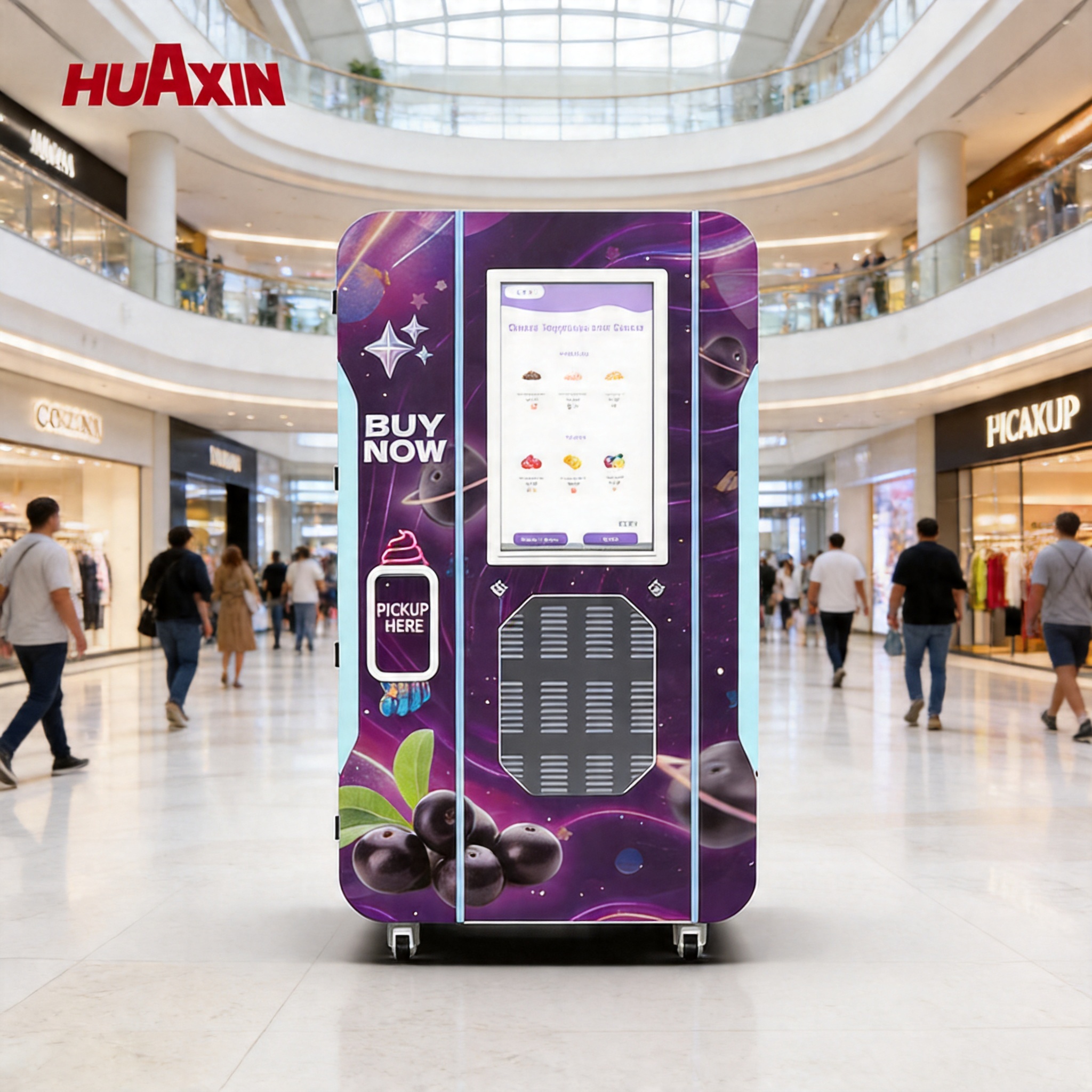 Máquina expendedora inteligente de helados totalmente automática con la mejor calificación: Solución de venta al por menor sin vigilancia 24 / 7 para ubicaciones de alto tráfico