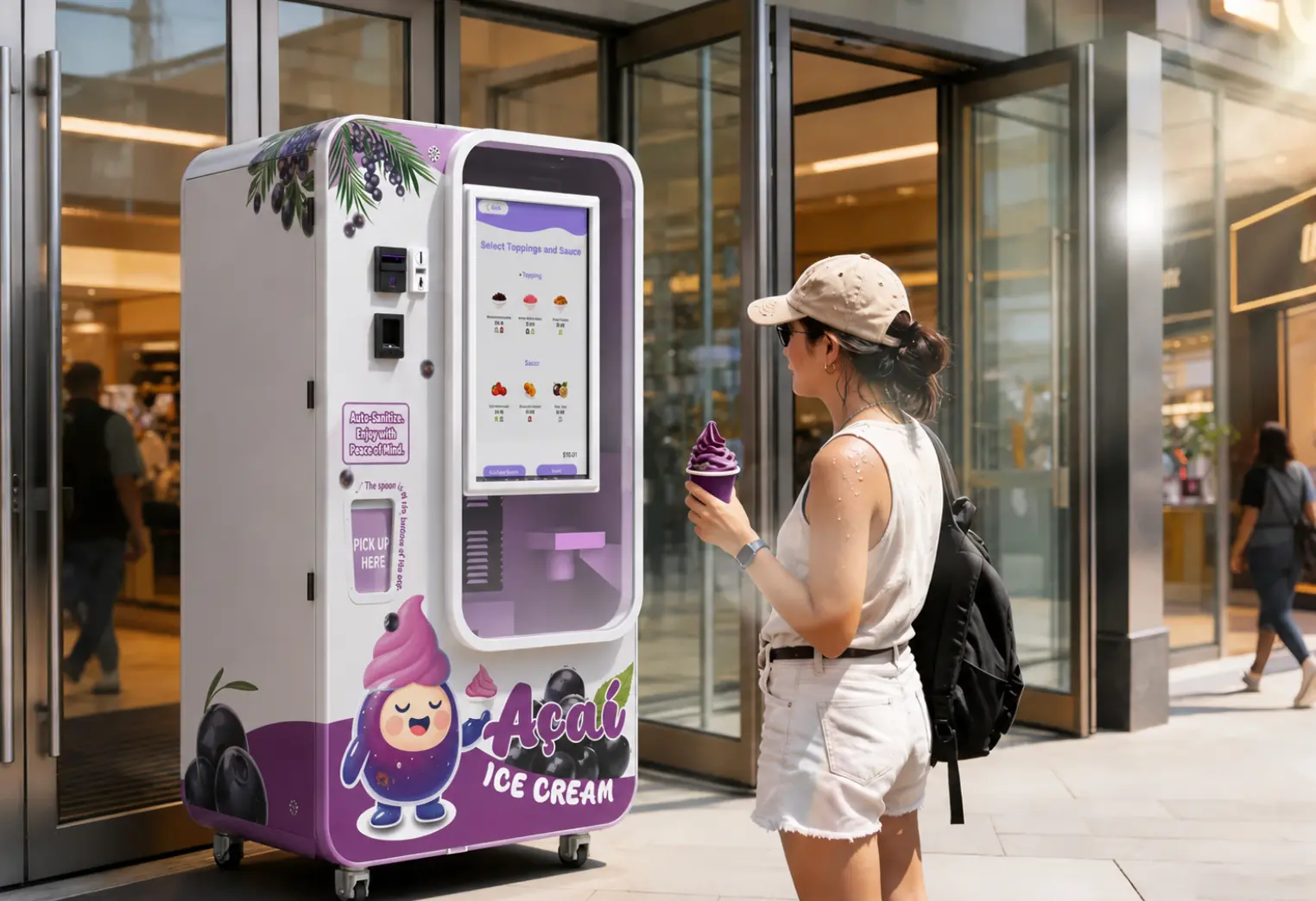 Cómo operar una máquina expendedora de helados en el sudeste asiático y el Oriente Medio' Clima caliente