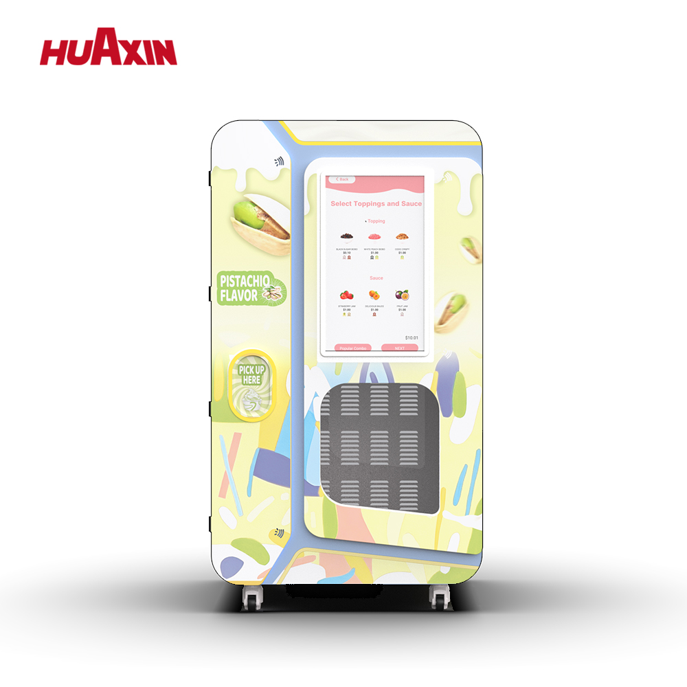 Distribuidor de máquinas expendedoras de helados para redes de venta de alta rentabilidad de servicio suave inteligente