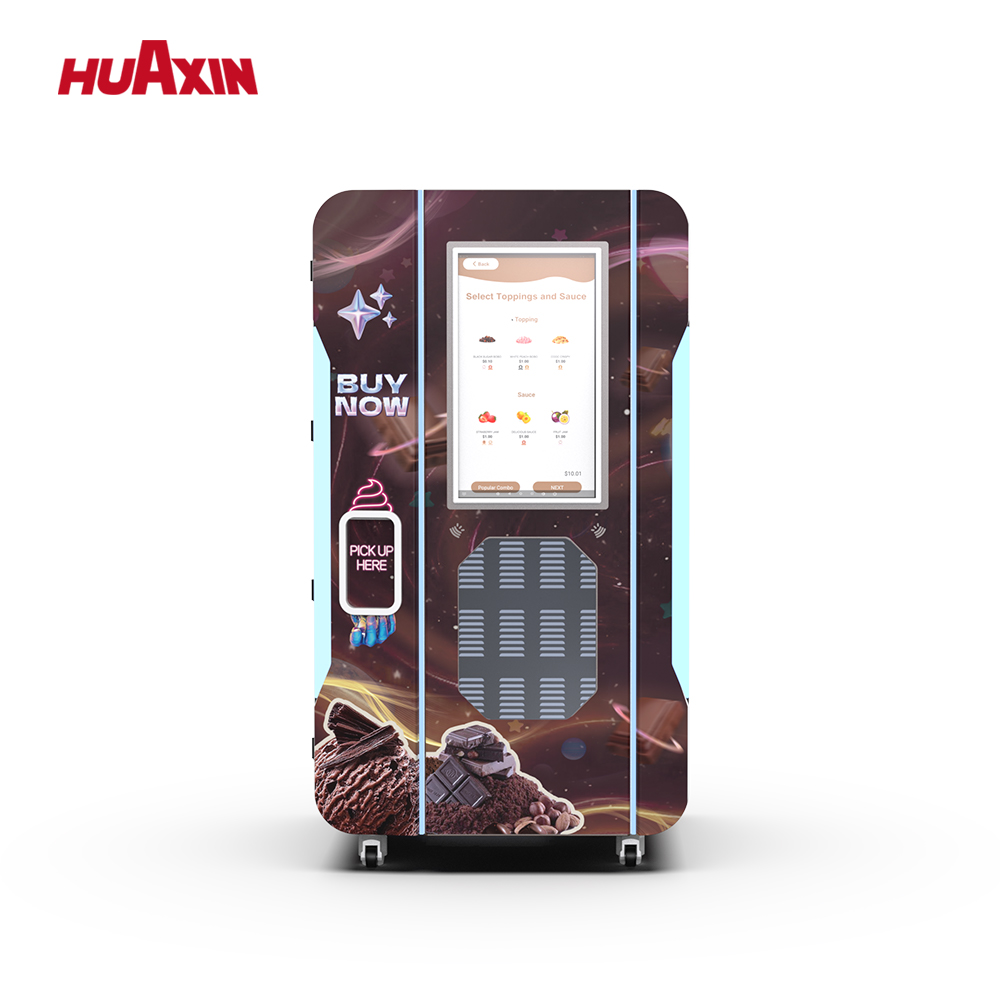 Máquina expendedora de helados mayorista para despliegue empresarial de servicio suave inteligente escalable