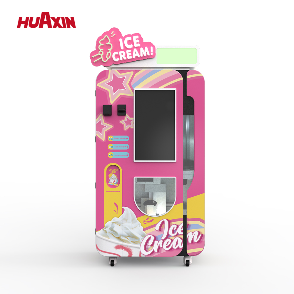 Máquina expendedora inteligente de helados certificada CE para distribuidores europeos, operadores expendedores y ubicaciones minoristas de alto tráfico