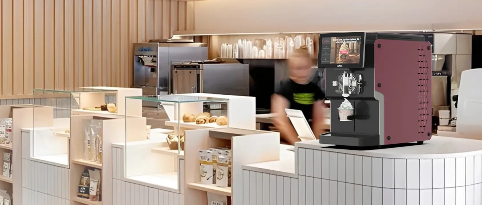 escenario de uso en cafetería