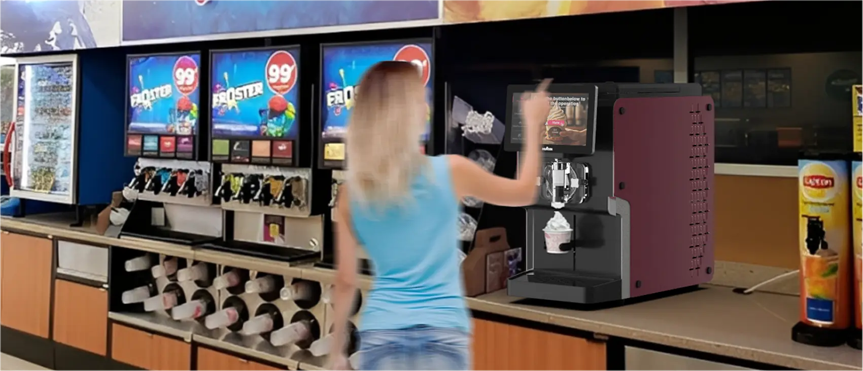 escenario de uso en tienda de conveniencia