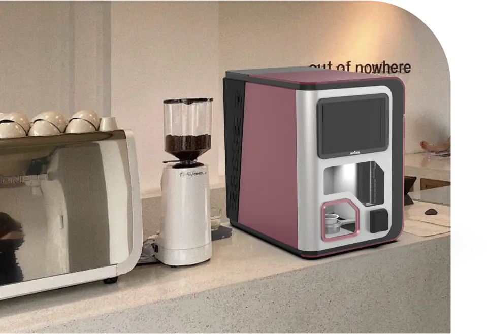Máquina expendedora de helado compacta de sobremesa