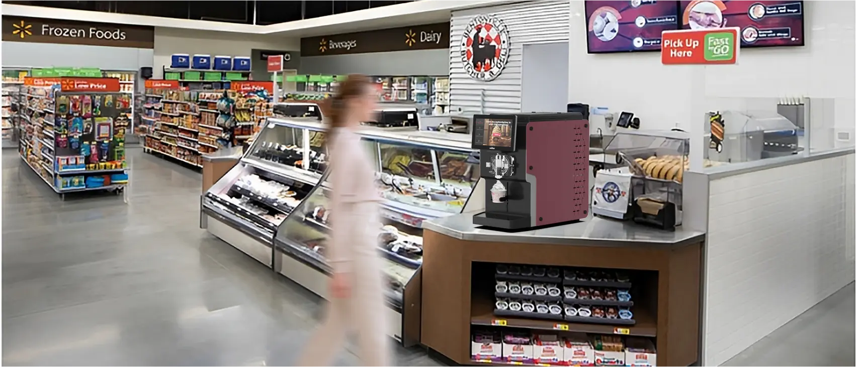 escenario de uso en supermercado