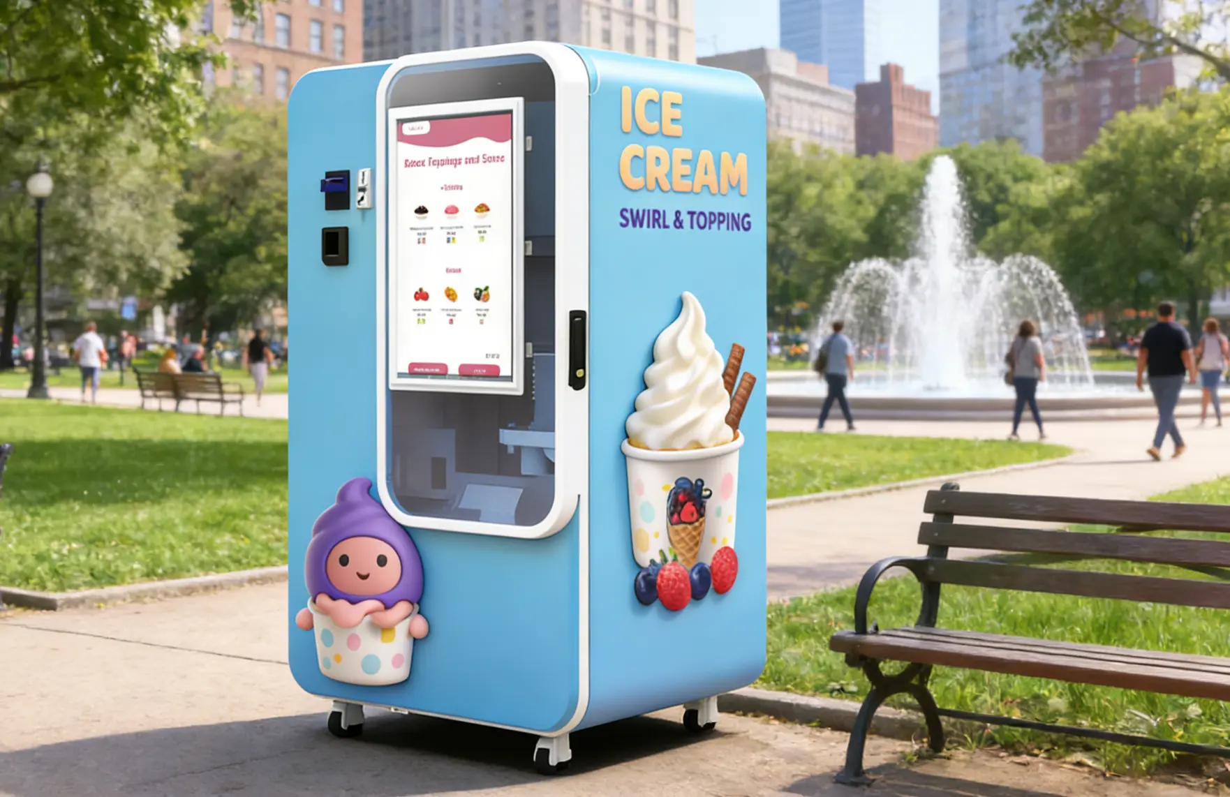 Máquina expendedora de helado