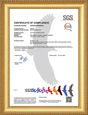 certificado NSF