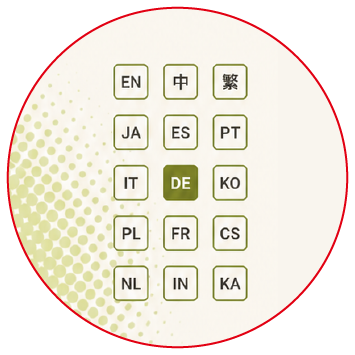 Personalización B85 - Localización de idioma