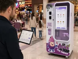 El negocio de las máquinas expendedoras de helados: una manera práctica de probar la venta al por menor de postres sin abrir una tienda