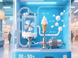 La ciencia detrás de las máquinas expendedoras de helados blandos