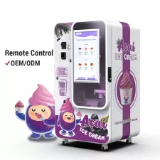 Máquina vending de helados certificada NSF & CE| Capacidad de 20L, autolimpieza 24 / 7