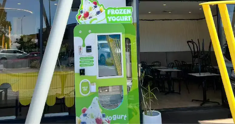 Escenario de ubicación de máquina vending de helado